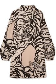 Valentino Tiger Print Tunic Dress at Net A Porter